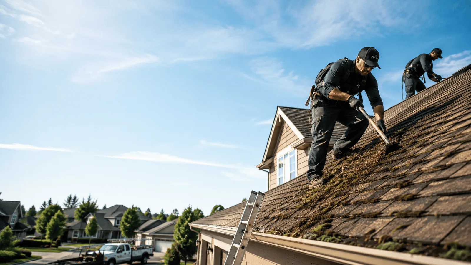 Roof Moss Removal in Elizabeth, IL near me